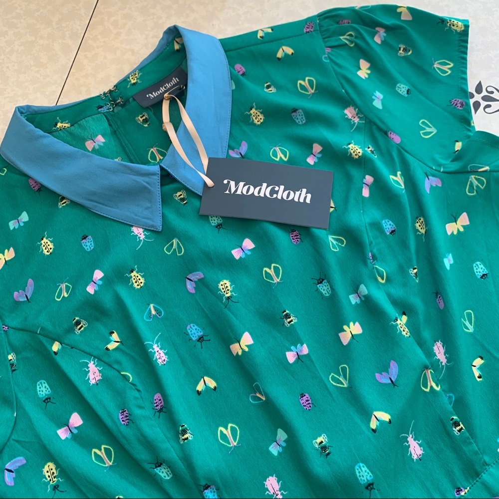 ModCloth Original Take Collared Dress